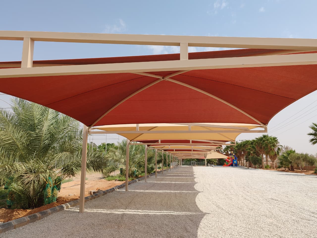 Suspended Sail Shades – Al Qassim