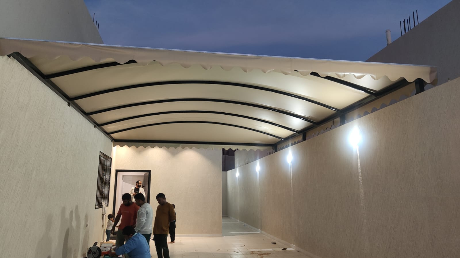 High-Tensile Pool Shade – Al Qassim