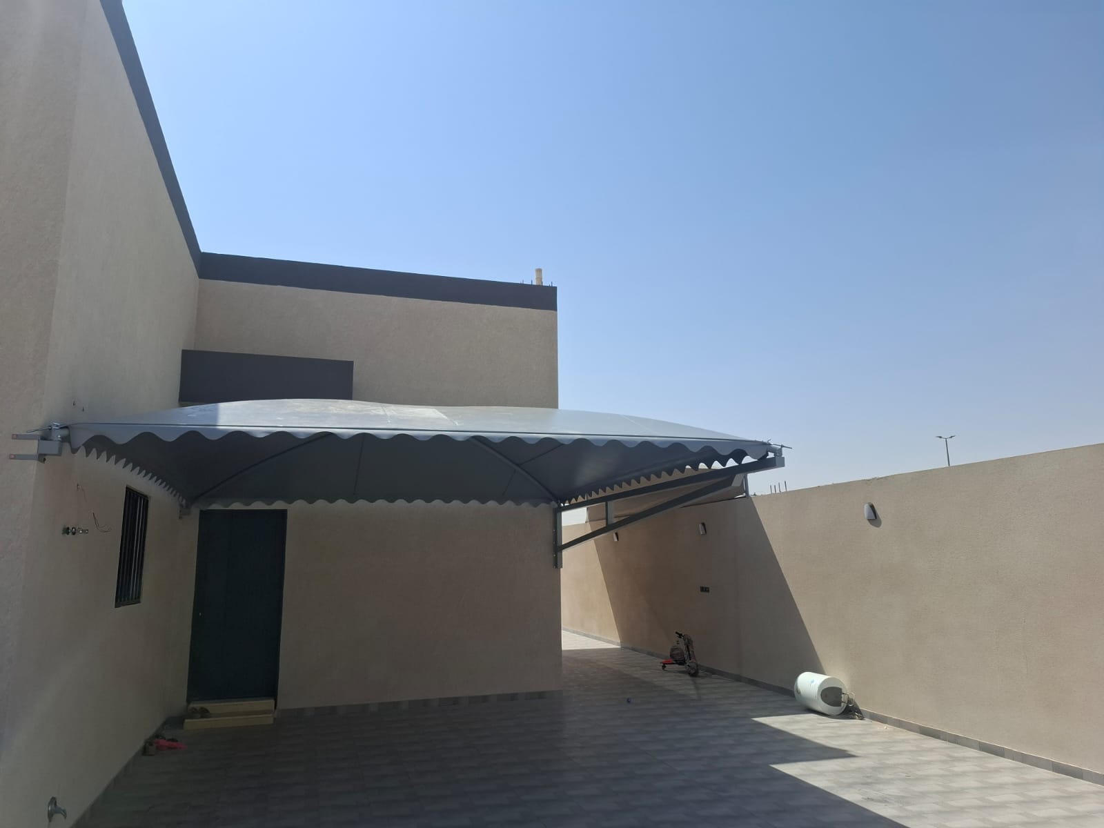 Industrial Warehouse Canopy – Al Qassim