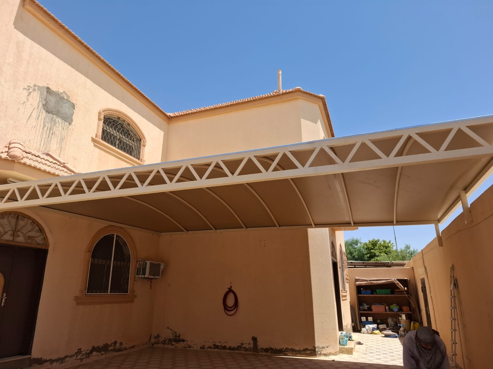 School Playground Tensile Shade – Al Qassim